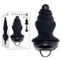 Gender X ECHO - Black 15.3 cm USB Rechargeable Butt Plug - GX-RS-3939-2