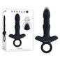 Gender X SLAYER - Black 20 cm USB Rechargeable Thrusting Vibrating Butt Plug - GX-RS-4103-2