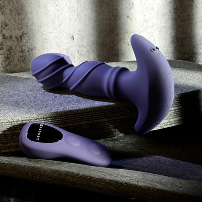 Gender X RING IT - Purple 16.5 cm USB Rechargeable Vibrator with Wireless Remote - GX-RS-4769-2