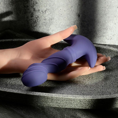 Gender X RING IT - Purple 16.5 cm USB Rechargeable Vibrator with Wireless Remote - GX-RS-4769-2