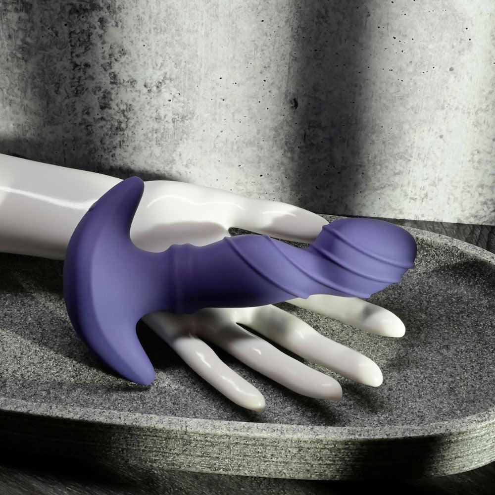 Gender X RING IT - Purple 16.5 cm USB Rechargeable Vibrator with Wireless Remote - GX-RS-4769-2