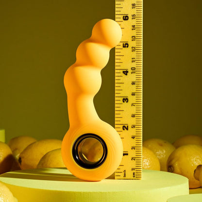 Gender X BUMBLE - Yellow 14.9 cm USB Rechargeable Butt Plug - GX-RS-5049-2