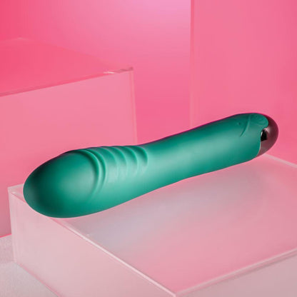 Gender X PIROUETTE - Green 20.6 cm USB Rechargeable Vibrator - GX-RS-5056-2