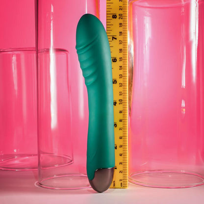 Gender X PIROUETTE - Green 20.6 cm USB Rechargeable Vibrator - GX-RS-5056-2