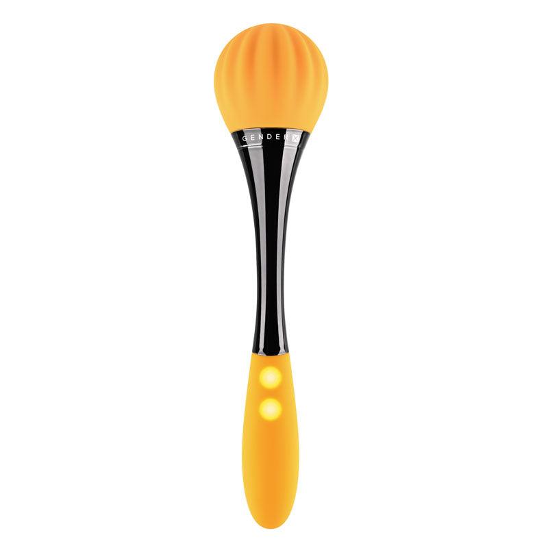 Gender X SUNFLOWER - Yellow 20 cm USB Rechargeable Massage Wand - GX-RS-8850-2