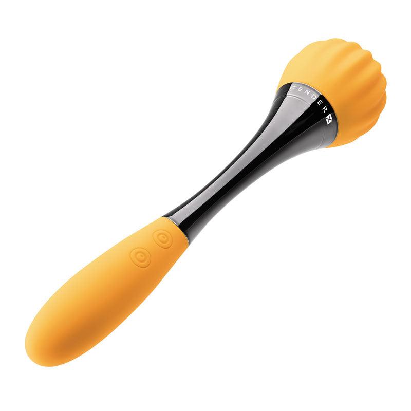 Gender X SUNFLOWER - Yellow 20 cm USB Rechargeable Massage Wand - GX-RS-8850-2