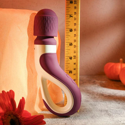 Gender X HANDLE IT - Purple/White USB Rechargeable Massager Wand - GX-RS-8874-2