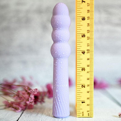 Gender X BUMPY RIDE - Purple 17.4 cm USB Rechargeable Vibrator - GX-RS-8898-2