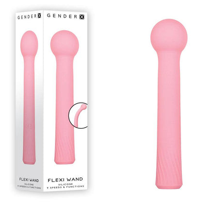 Gender X FLEXI WAND - Pink 16.6 cm USB Rechargeable Vibrator - GX-RS-8904-2