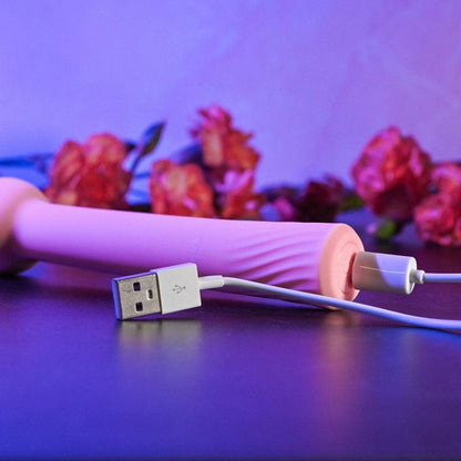 Gender X FLEXI WAND - Pink 16.6 cm USB Rechargeable Vibrator - GX-RS-8904-2