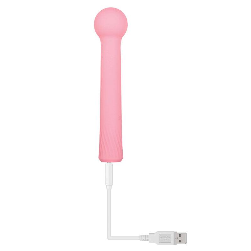 Gender X FLEXI WAND - Pink 16.6 cm USB Rechargeable Vibrator - GX-RS-8904-2