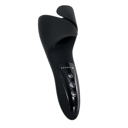 Gender X THE EMBRACE - Black USB Rechargeable Male Vibrator - GX-RS-8928-2