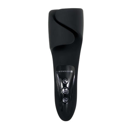 Gender X THE EMBRACE - Black USB Rechargeable Male Vibrator - GX-RS-8928-2