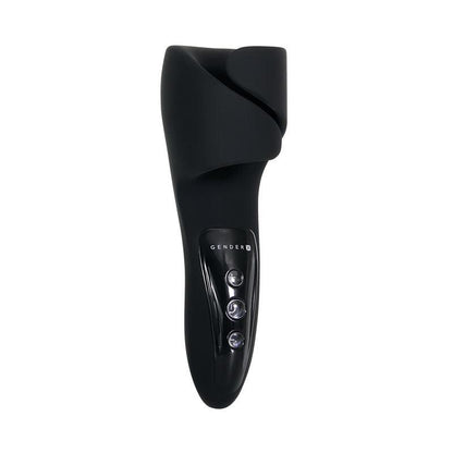 Gender X THE EMBRACE - Black USB Rechargeable Male Vibrator - GX-RS-8928-2