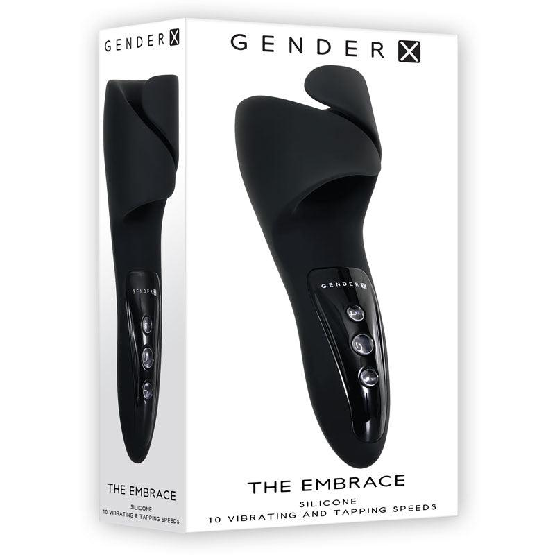 Gender X THE EMBRACE - Black USB Rechargeable Male Vibrator - GX-RS-8928-2