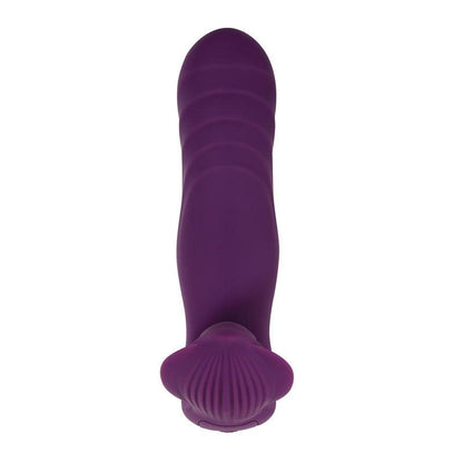 Gender X VELVET HAMMER - Purple USB Rechargeable Wearable Vibe with Remote - GX-RS-8935-2