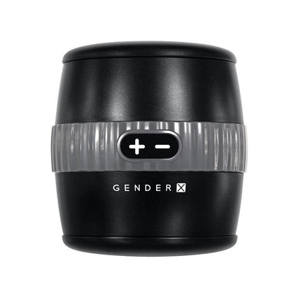 Gender X BARREL OF FUN - Black USB Rechargeable Stroker - GX-RS-8942-2