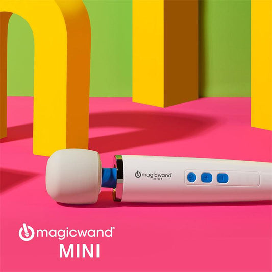 Magic Wand Mini - White Rechargeable Massage Wand - HV-135AU