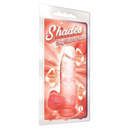 Shades 6'' Jelly TPR Dong - Coral 15.2 cm Dong - IC1300-3