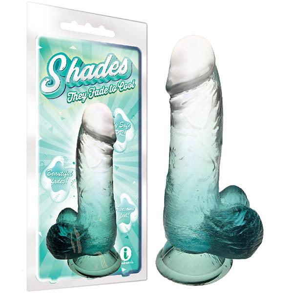 Shades 6'' Jelly TPR Dong - Emerald 15.2 cm Dong - IC1301-3