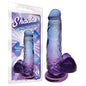 Shades 7'' Jelly TPR Dong - Violet 17.8 cm Dong - IC1303-3