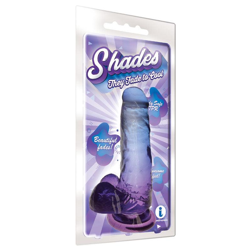 Shades 7'' Jelly TPR Dong - Violet 17.8 cm Dong - IC1303-3