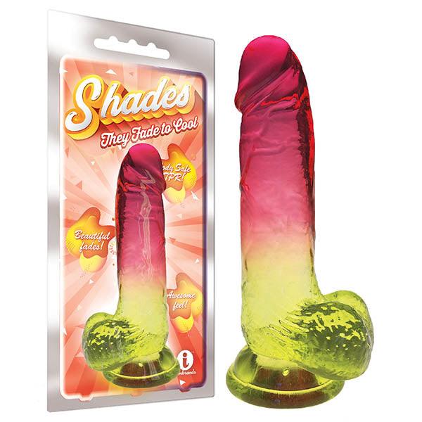 Shades 8'' Jelly TPR Dong - Pink 20.3 cm Dong - IC1304-3