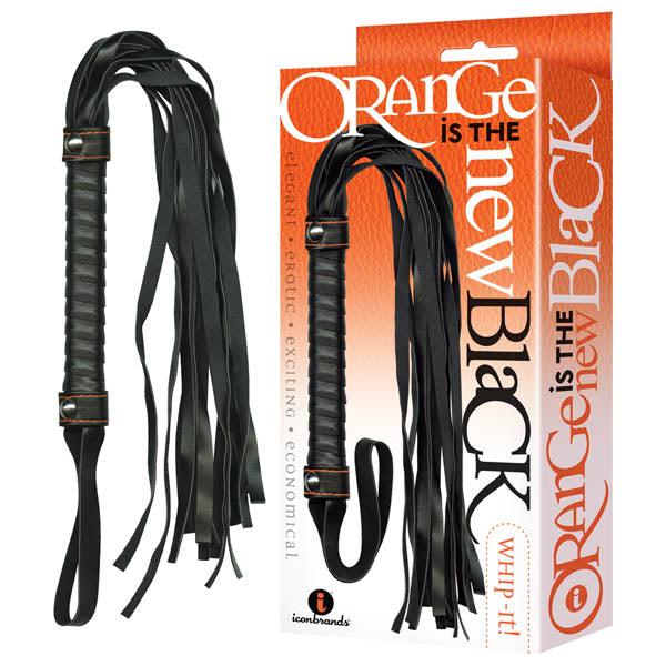 Orange Is The New Black - Whip-it! - Black Flogger Whip - IC2318-2