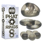 The 9's Phat Rings - Smoke Cock Rings - Set of 3 - IC2673-2