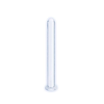 The 9's First Glass Thins, Cylindrical - Clear Glass 17.8 cm Dildo - IC2683