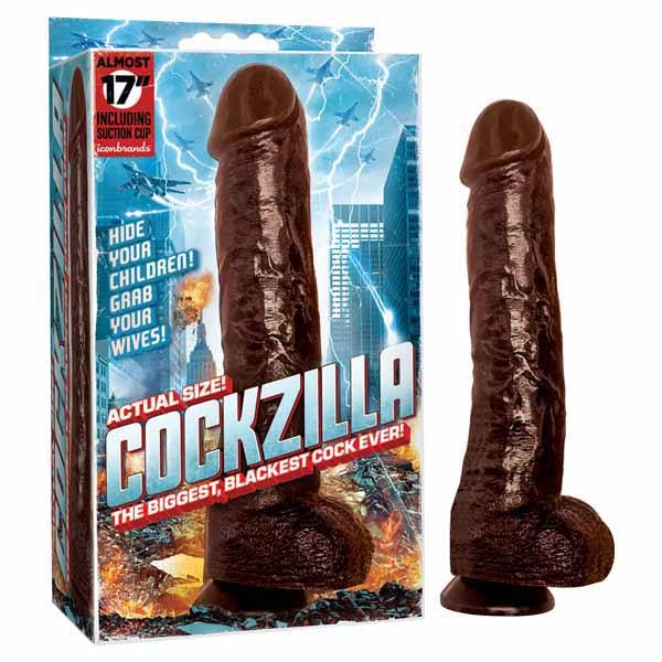 Cockzilla - Black 43 cm (17'') Dong - IC3060-2