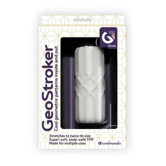 GeoStroker #3 - White 12.7 cm Stroker - IC3106