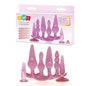 Try-Curious Anal Plug Kit - Pink Anal Kit - Set of 6 - IC8011-2