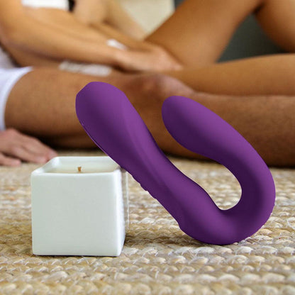 JimmyJane Reflexx Rabbit 1 - Purple USB Rechargeable Dual Vibrator - JJ10303