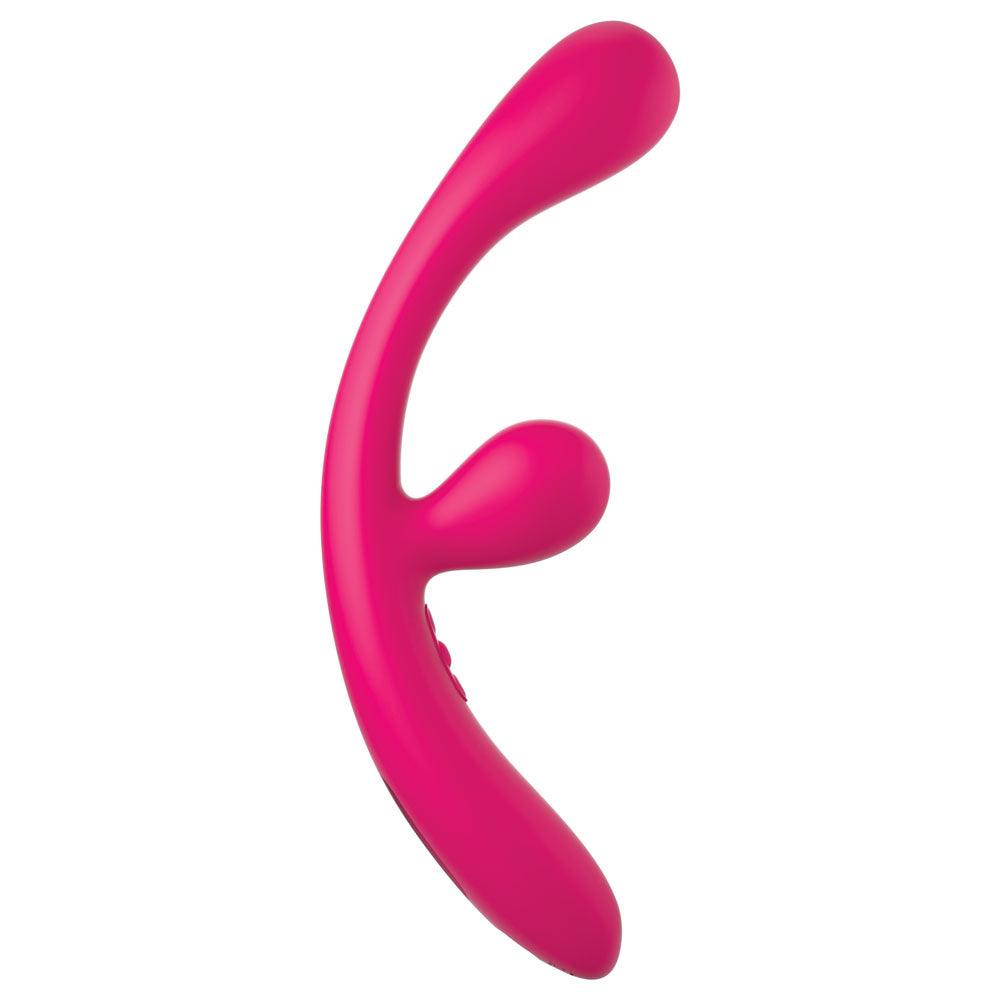 JimmyJane Reflexx Rabbit 3 - Pink 23 cm USB Rechargeable Vibrator - JJ10305