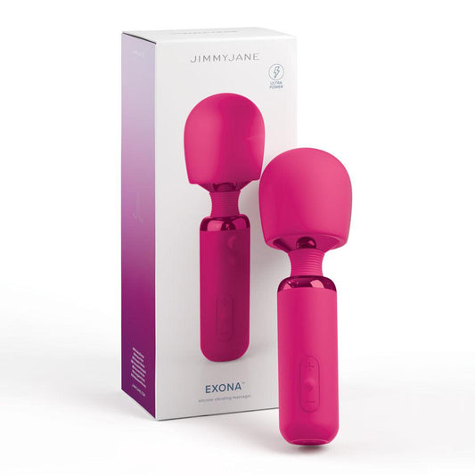 JimmyJane Exona - Pink 18.3 cm USB Rechargeable Massage Wand - JJ10507