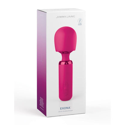 JimmyJane Exona - Pink 18.3 cm USB Rechargeable Massage Wand - JJ10507