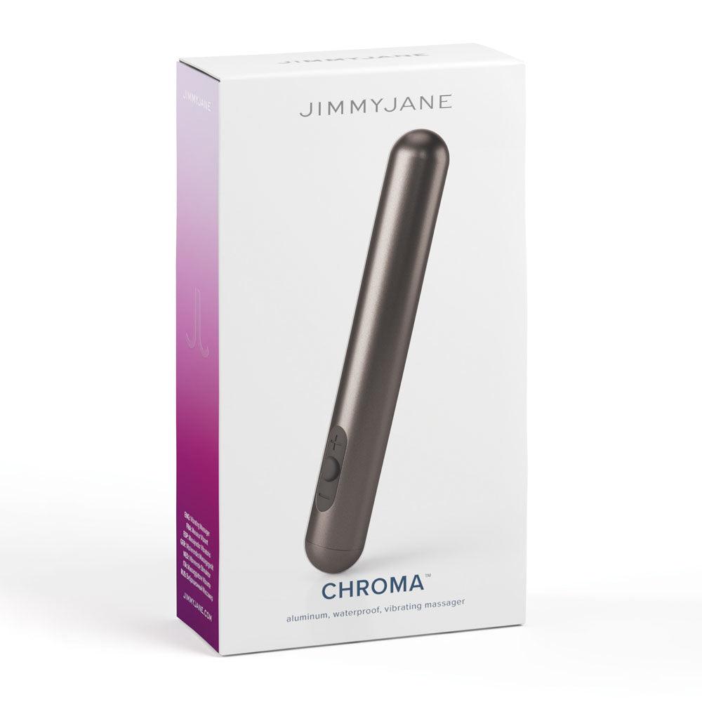 JimmyJane Chroma - Space Grey - Grey 14 cm USB Rechargeable Bullet - JJ10510