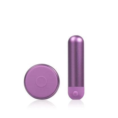 JimmyJane Mini Chroma - Purple - Purple 7.8 cm USB Rechargeable Bullet with Wireless Remote - JJ10514