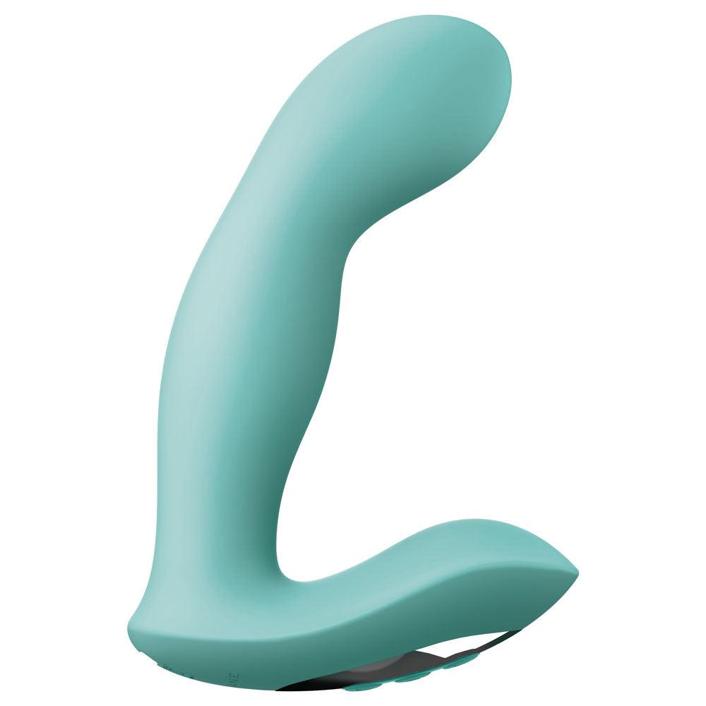 JimmyJane Pulsus G-Spot - Teal 15 cm USB Rechargeable Vibrator with Wireless Remote - JJ10551