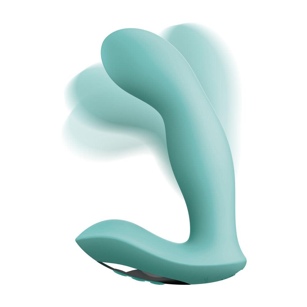 JimmyJane Pulsus G-Spot - Teal 15 cm USB Rechargeable Vibrator with Wireless Remote - JJ10551