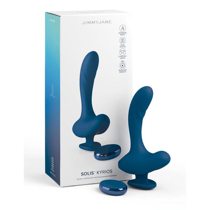 JimmyJane Solis Kyrios - Blue USB Rechargeable Prostate Massager with Remote - JJ10683