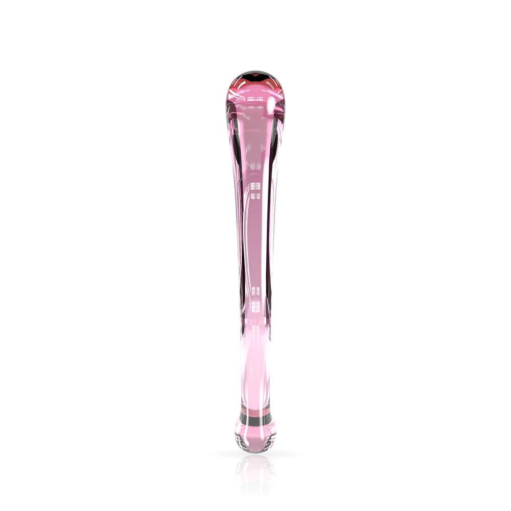 JimmyJane Dillenia Gama - Pink Glass 24.6 cm Dildo - JJ10752