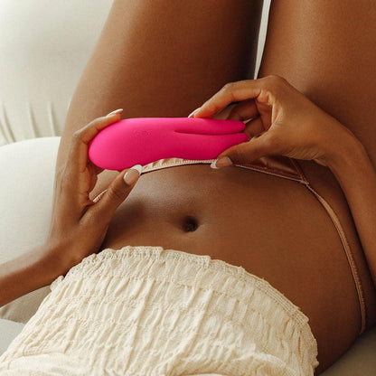 JimmyJane Ascend 2 - Pink - Pink 15.5 cm USB Rechargeable Dual Tip Vibrator - JJ12482