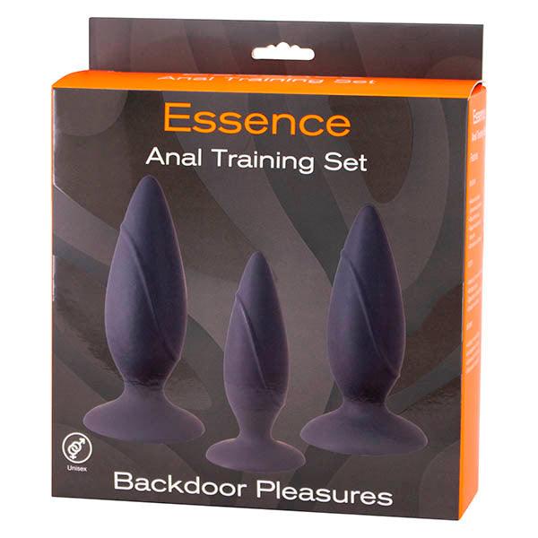 Seven Creations Essence Training Set - Black Butt Plugs - Set of 3 Sizes - K0006B10PGBX