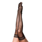 Kixies TAYLOR Black Sheer Thigh Highs - Black - Size B - KX1315B