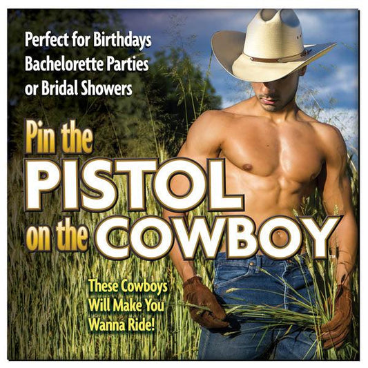 Pin The Pistol On The Cowboy - Hens Party Game - LGBG.052