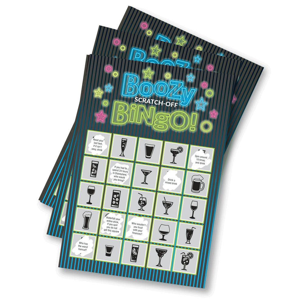 Boozy Bingo - Drinking Scratcher Card - LGBG.110