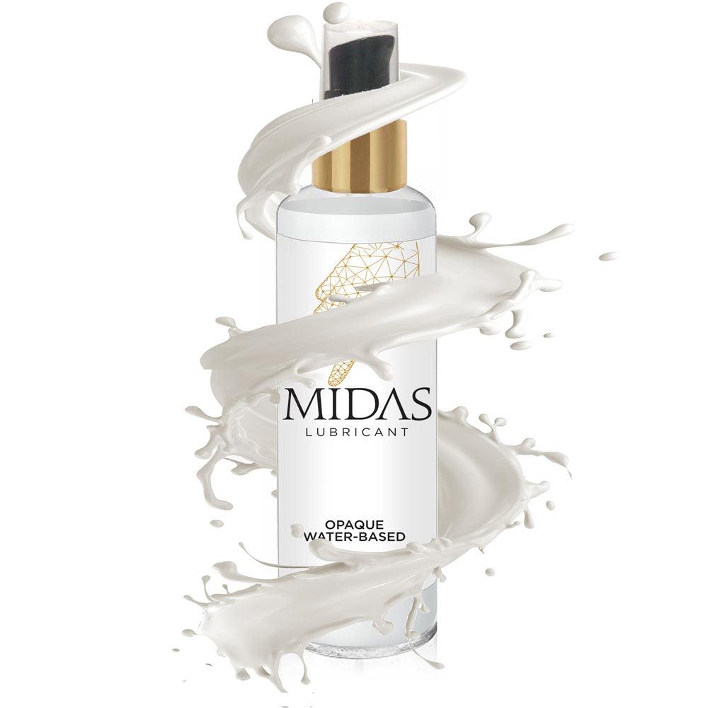 Midas Opaque Water Based Lubricant - 118 ml - Water Based Cum Lube - 118 ml - LGBT.208