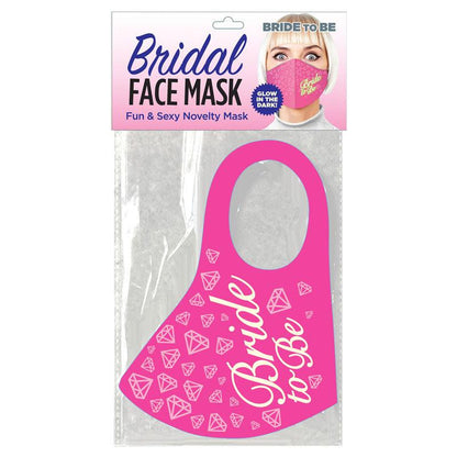 Bridal Face Mask - Bride To Be - Glow Pink Novelty Mask - LGCP.1028